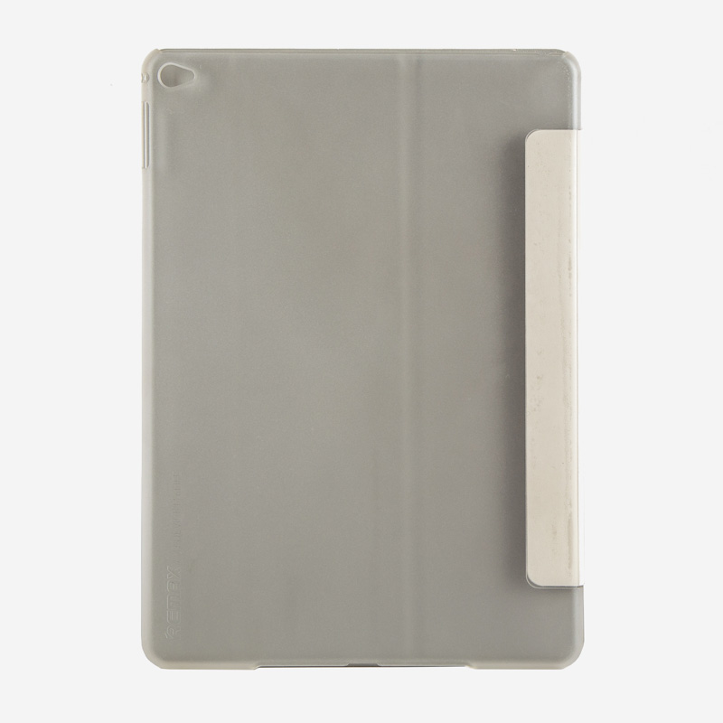 REMAX iPad Air 2 Hajtógatós bőr Smart Cover Aktív Tok - fehér - Image 3